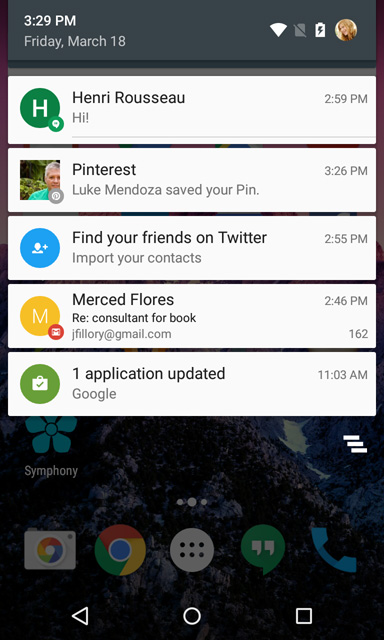 Notification Drawer