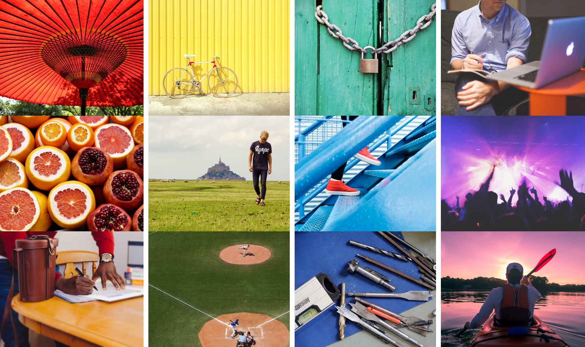 stock image grid