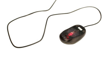 an optical mouse