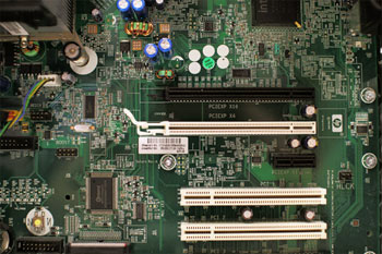 image of a motherboard