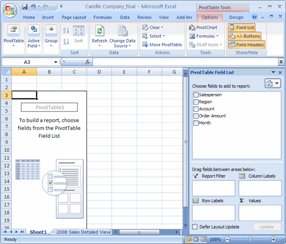 Pivot Table View