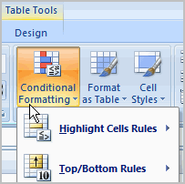 Conditional Formatting