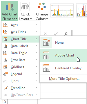 Screenshot of Excel 2013