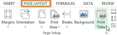 Screenshot of Excel 2013