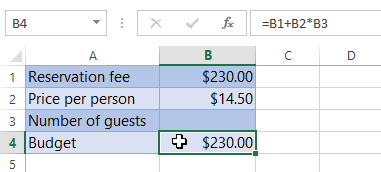 Screenshot of Excel 2013