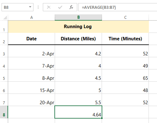 screenshot of excel 2013