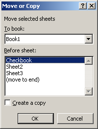 Move or Copy Dialog Box