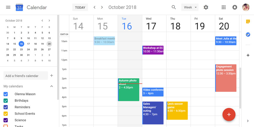 Google calendar