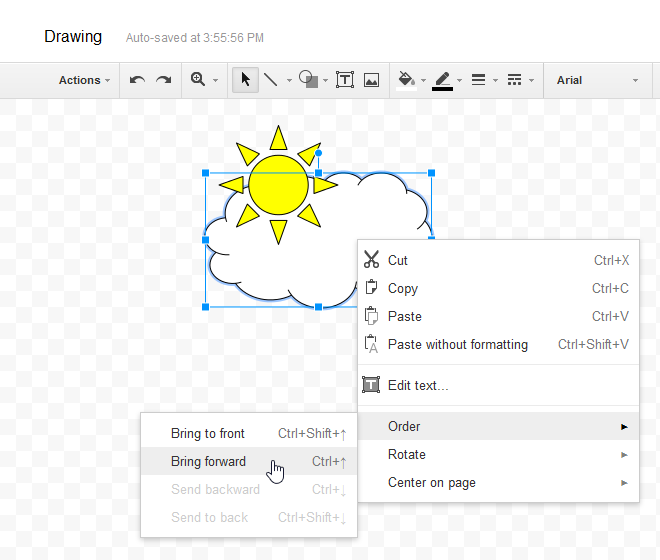 Modifying the order