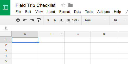 The renamed spreadsheet