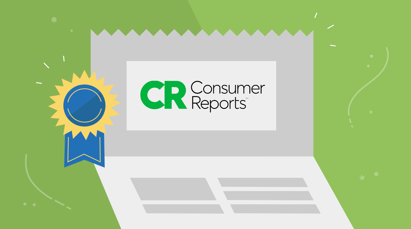 illustration of a Consumer Reports award