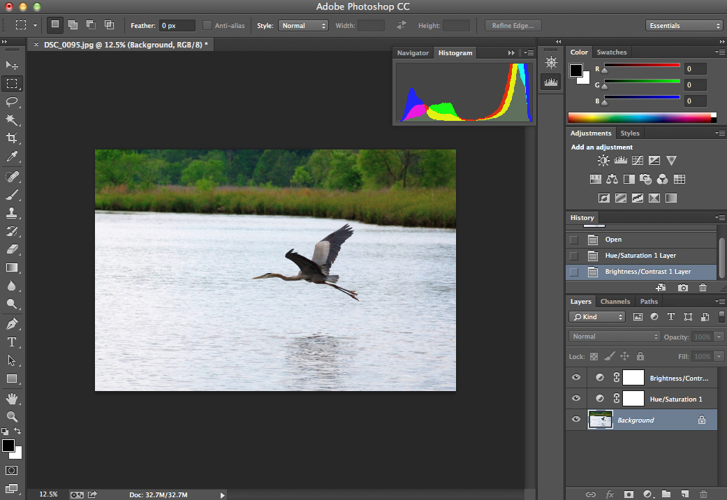 screenshot of photoshop