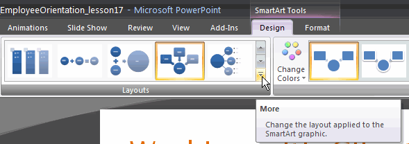 SmartArt Layouts
