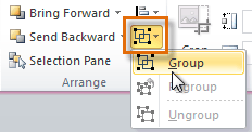 Grouping objects