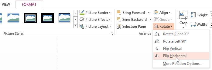 Screenshot of PowerPoint 2013