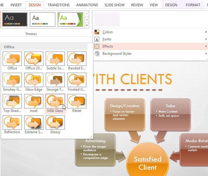 Screenshot of PowerPoint 2013