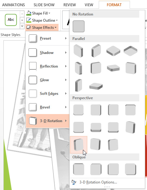 Screenshot of PowerPoint 2013