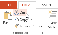 Screenshot of PowerPoint 2013