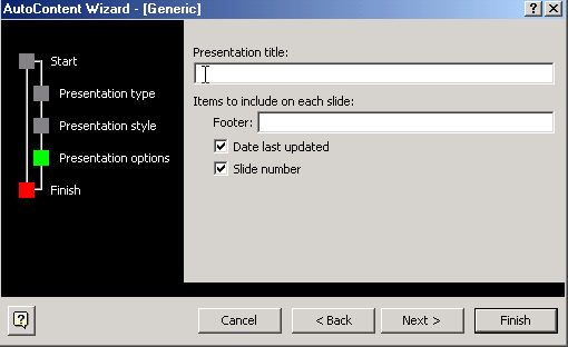 Third AutoCentent dialog box