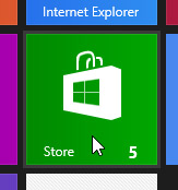 Screenshot of Windows 8