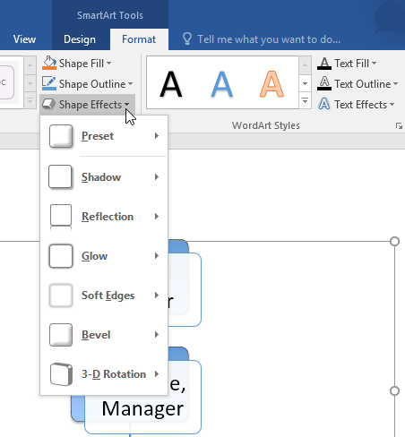 customizing an individual shape