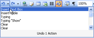 Undo List