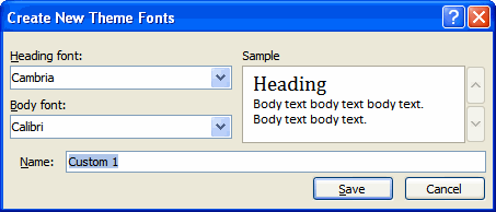 Change Fonts