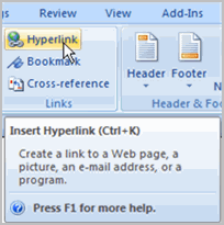 Hyperlinks Lesson