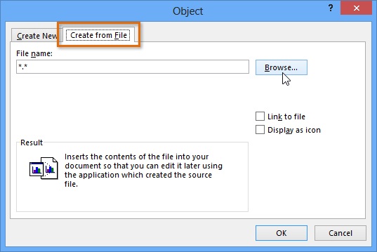 Screenshot of Word 2013