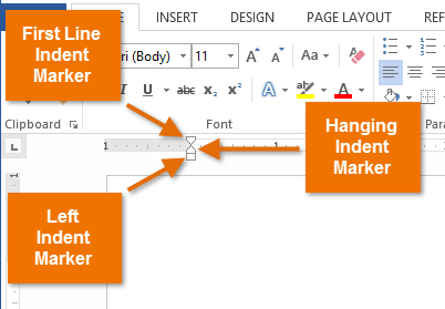 Screenshot of Word 2013