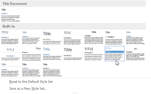 Screenshot of Excel 2013